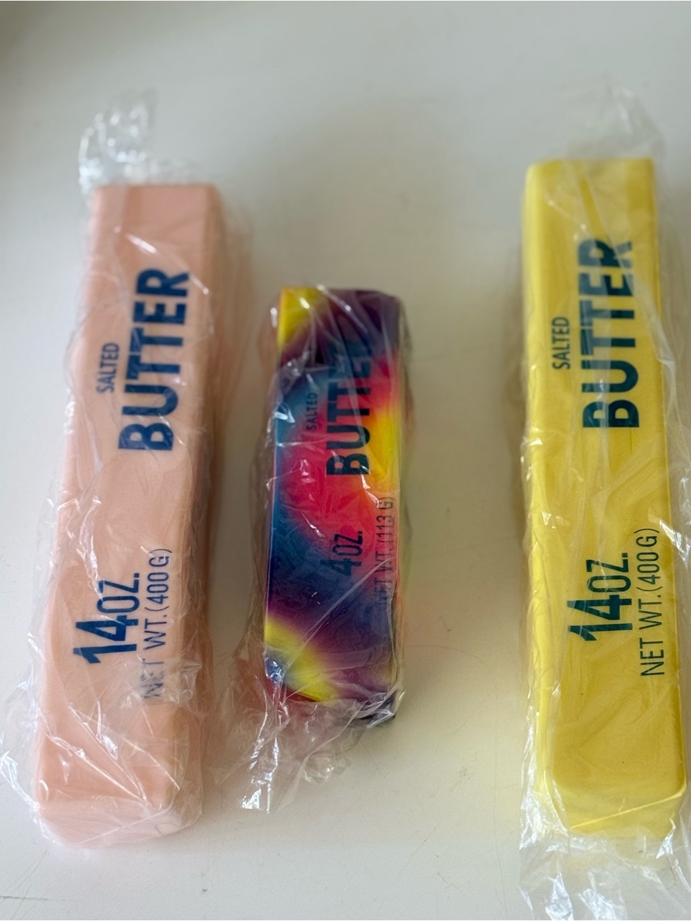 3 Large None Brand  Butter Squishy! Brand new Sensory toys.